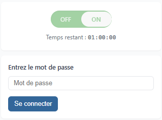 Extension verrouillée